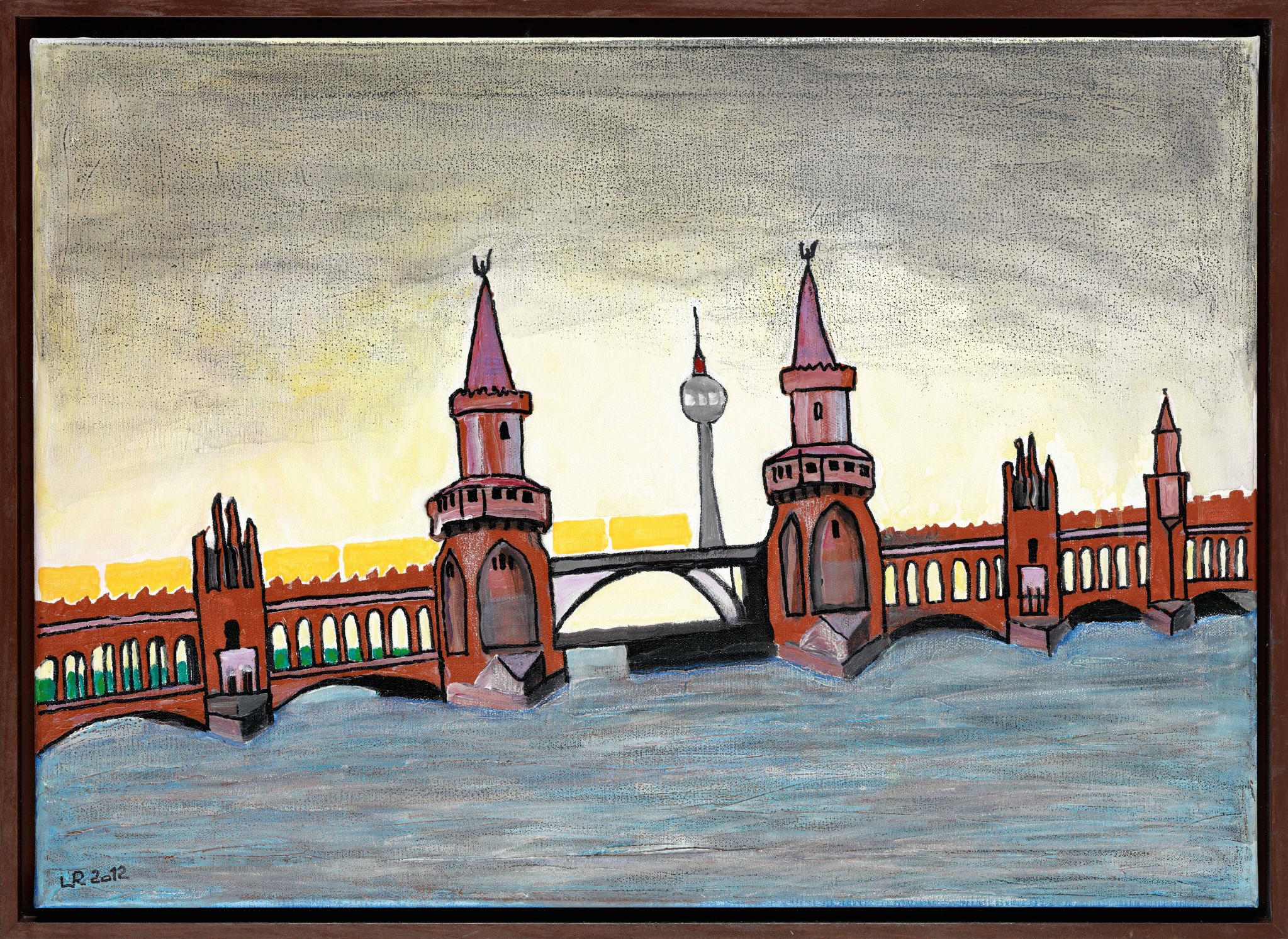 Oberbaumbrücke – Gemälde von Uwe Ruppenthal